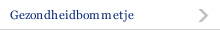 Gezondheidbommetje